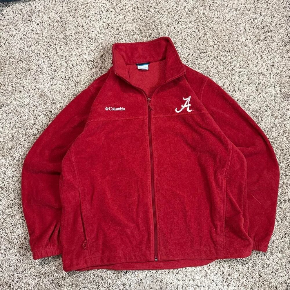 Columbia-sportswear Men's Red and Burgundy Jacket